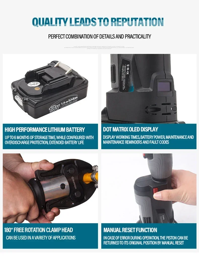 Power Tools In Electrical - 2026/Доступен образец Zupper PZ-1930: Гидравлический пресс-инструмент