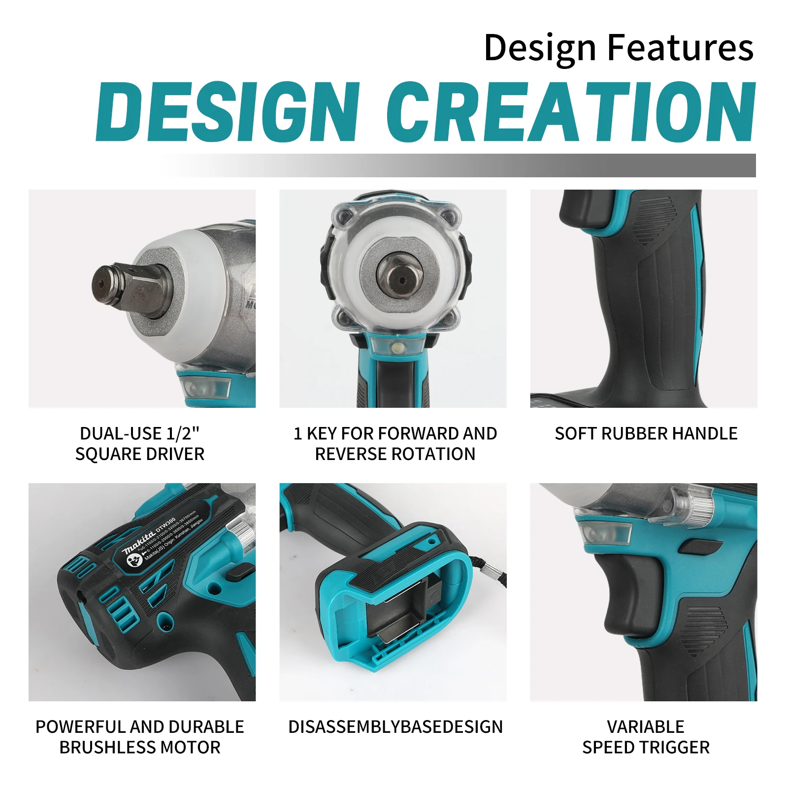 Для бесщеточного ударного гайк – обзор и цена Makita Drill Dtw300